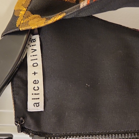 Alice & Olivia Oriental Floral Dress Size 0 - Picture 5 of 7